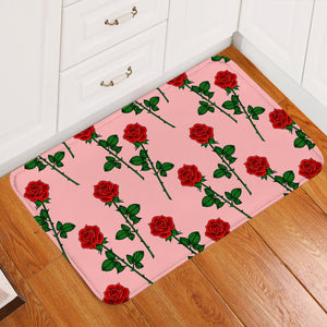 Red Roses SW2051 Door Mat