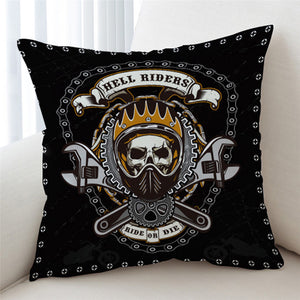 Hell Rider Clockwork Cushion Cover - Beddingify