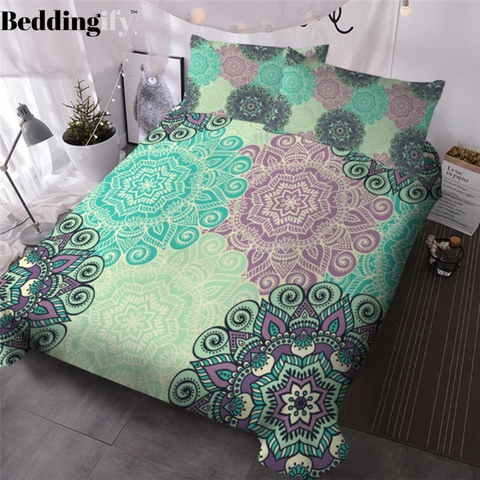 Image of Flower Bohemian Bedding Set - Beddingify