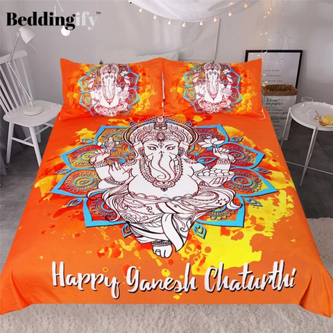 Image of God Mandala Lotus Comforter Set - Beddingify