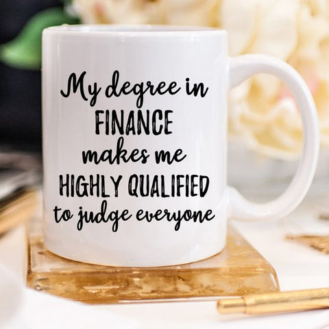 Image of Finance Gift, Finance Mug, Banking Mug, Accountant