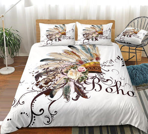 Boho War Bonnet Bedding Set - Beddingify