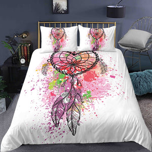 Colorsprayed Dreamcatcher Bedding Set - Beddingify