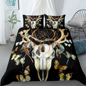 Butterfly TrophyHead Bedding Set - Beddingify