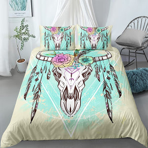 Cartooned Trophyhead Bedding Set - Beddingify