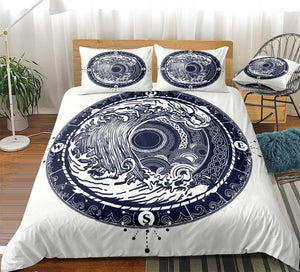 Compass White Bedding Set - Beddingify