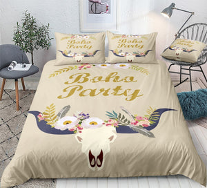 Boho Party TrophyHead Bedding Set - Beddingify