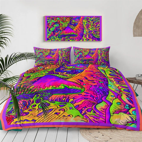 Image of Trippy Art by Ismot Esha Bedding Set - Beddingify