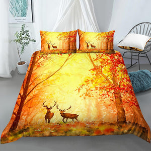 Fall Forest Bedding Set - Beddingify