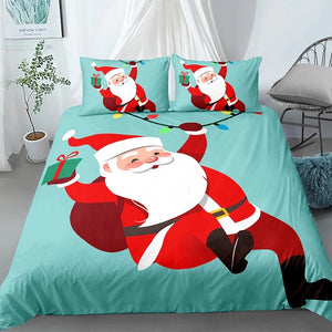 Swinging Santa Clause Bedding Set - Beddingify