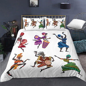 African Ritual Dances Bedding Set - Beddingify