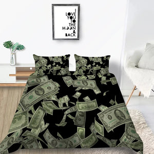 Rain Of Cash Bedding Set - Beddingify