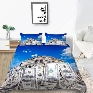 Pile Of Cash Bedding Set - Beddingify