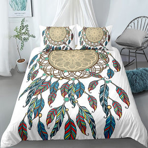 Grand Dreamcatcher White Bedding Set - Beddingify