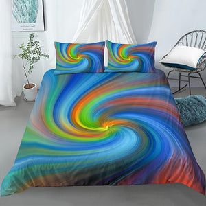 Colored Vortex Bedding Set - Beddingify