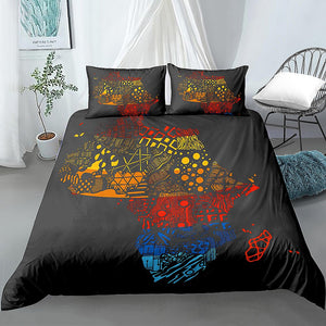 Africa Continent Bedding Set - Beddingify