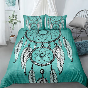 Dream Catcher Teal Bedding Set - Beddingify
