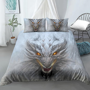 Ice Dragon Bedding Set - Beddingify