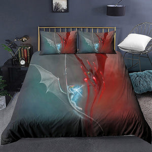 Dragon Duel Bedding Set - Beddingify