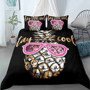 Stay Cool Pineapple Bedding Set - Beddingify