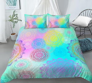 Mandala Themed Sky Bedding Set - Beddingify