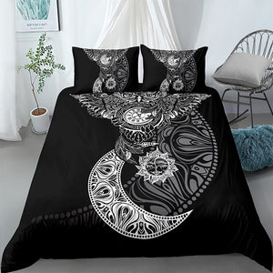 Owl & Moon Bedding Set - Beddingify