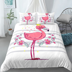 Princess Flamingo Bedding Set - Beddingify