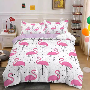 Flamingo Stance Bedding Set - Beddingify