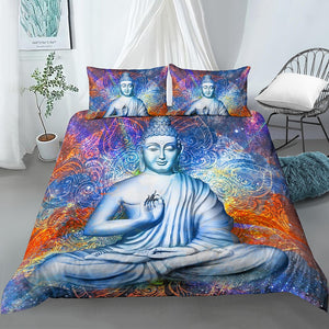 Blue Buddha Bedding Set - Beddingify
