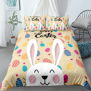 Easter Themed Bunny Bedding Set - Beddingify