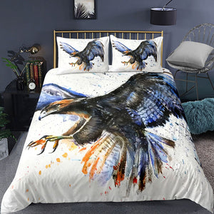 Swooping Hawk Bedding Set - Beddingify