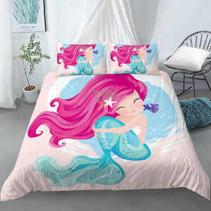 Cute Mermaid Bedding Set - Beddingify