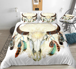 Copy of Skull & Hummingbirds Bedding Set - Beddingify