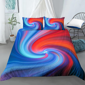 Red&Blue Swirl Bedding Set - Beddingify