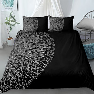 Tree Of Life Black Bedding Set - Beddingify
