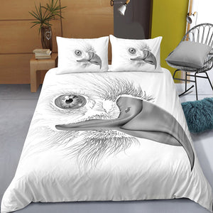 Vulture Closeup Bedding Set - Beddingify