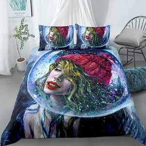 Snowball & Girl Bedding Set - Beddingify