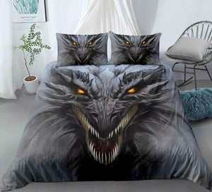 Pandemonium Dragon Bedding Set - Beddingify