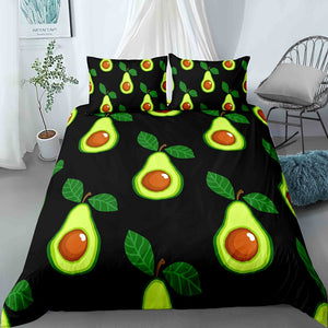 Avocado In Halves Bedding Set - Beddingify