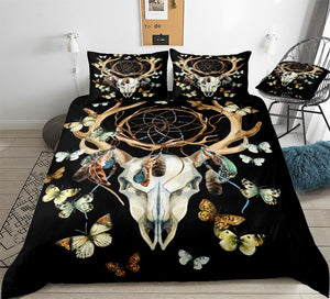 TrophyHead & Butterflies Bedding Set - Beddingify