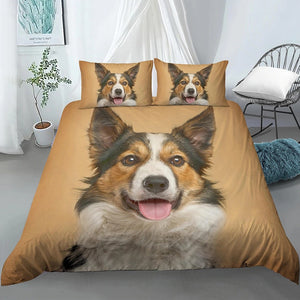 3D Puppy Cafe Bedding Set - Beddingify