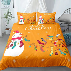 Merry Christmas Mango Bedding Set - Beddingify