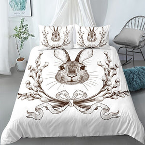 Framed Hare Bedding Set - Beddingify