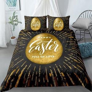 Happy Easter Full Of Love Bedding Set - Beddingify