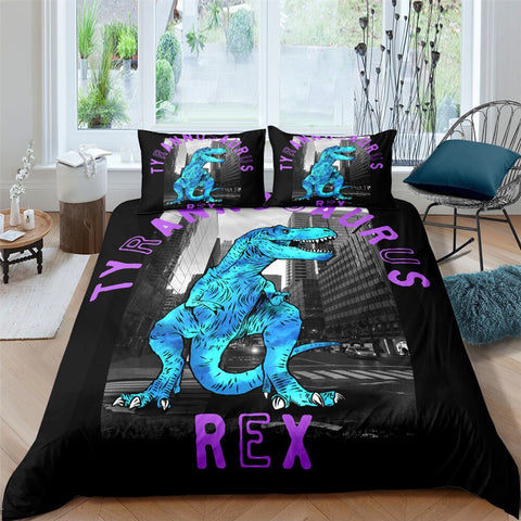 Image of Cartoon Dinosaur Bedding Set