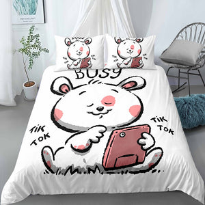 Busy Tik Tok Bedding Set - Beddingify