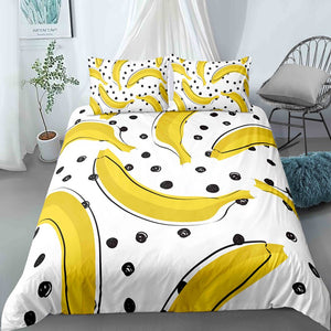 Banana Patterns Bedding Set - Beddingify