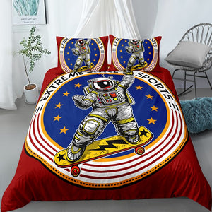 Extreme Sport Astronaut Bedding Set - Beddingify