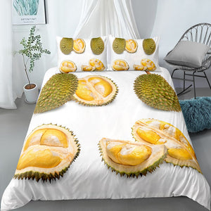 3D Durian Pulps Bedding Set - Beddingify