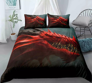 Hell Dragon Bedding Set - Beddingify